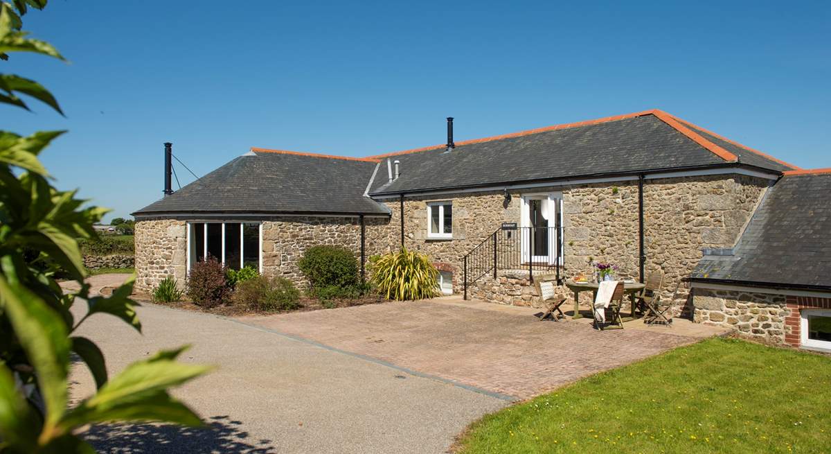 Burnfoot is the the right of the picture with Gilly Barns round house to the left, the lawned area here at the front is all yours.