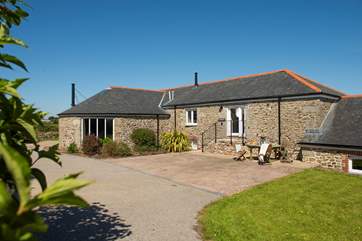 Burnfoot is the the right of the picture with Gilly Barns round house to the left, the lawned area here at the front is all yours.