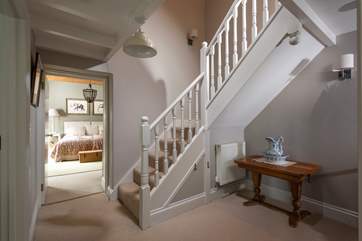 The bedrooms can be found on the lower ground floor
