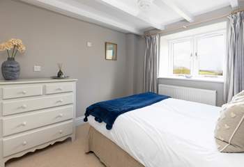 This snug bedroom has a double bed (Bedroom 2). 