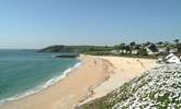 Gyllyngvase beach in Falmouth. - Thumbnail Image