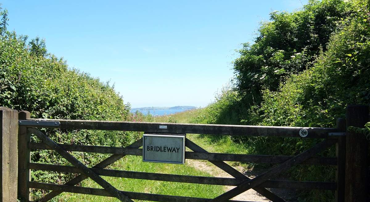 The coastal footpath is moments from the property, with Falmouth in one direction and the Helford in the other.