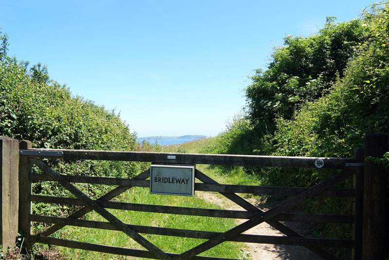 The coastal footpath is moments from the property, with Falmouth in one direction and the Helford in the other.