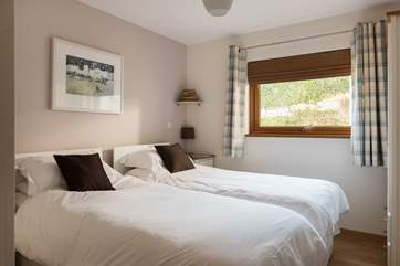 The twin bedroom.