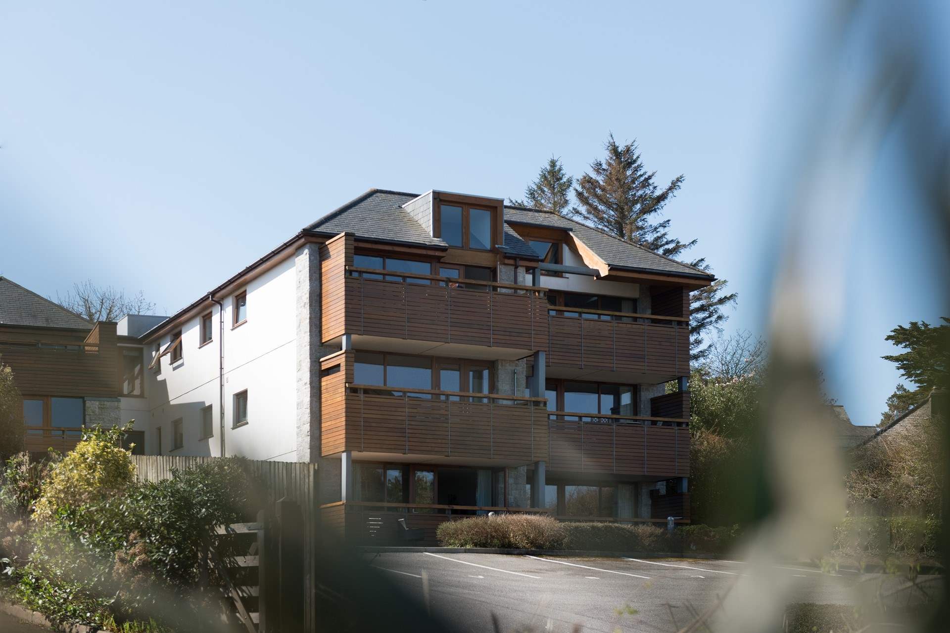 Bayview is a ground floor apartment in this small development of nine.