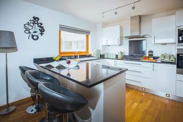 Enjoy cooking a feast in the modern kitchen.