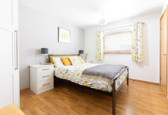 There is ample of storage in the main bedroom. 