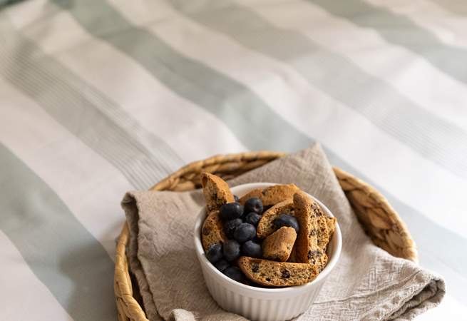 Breakfast in bed, yes please. 