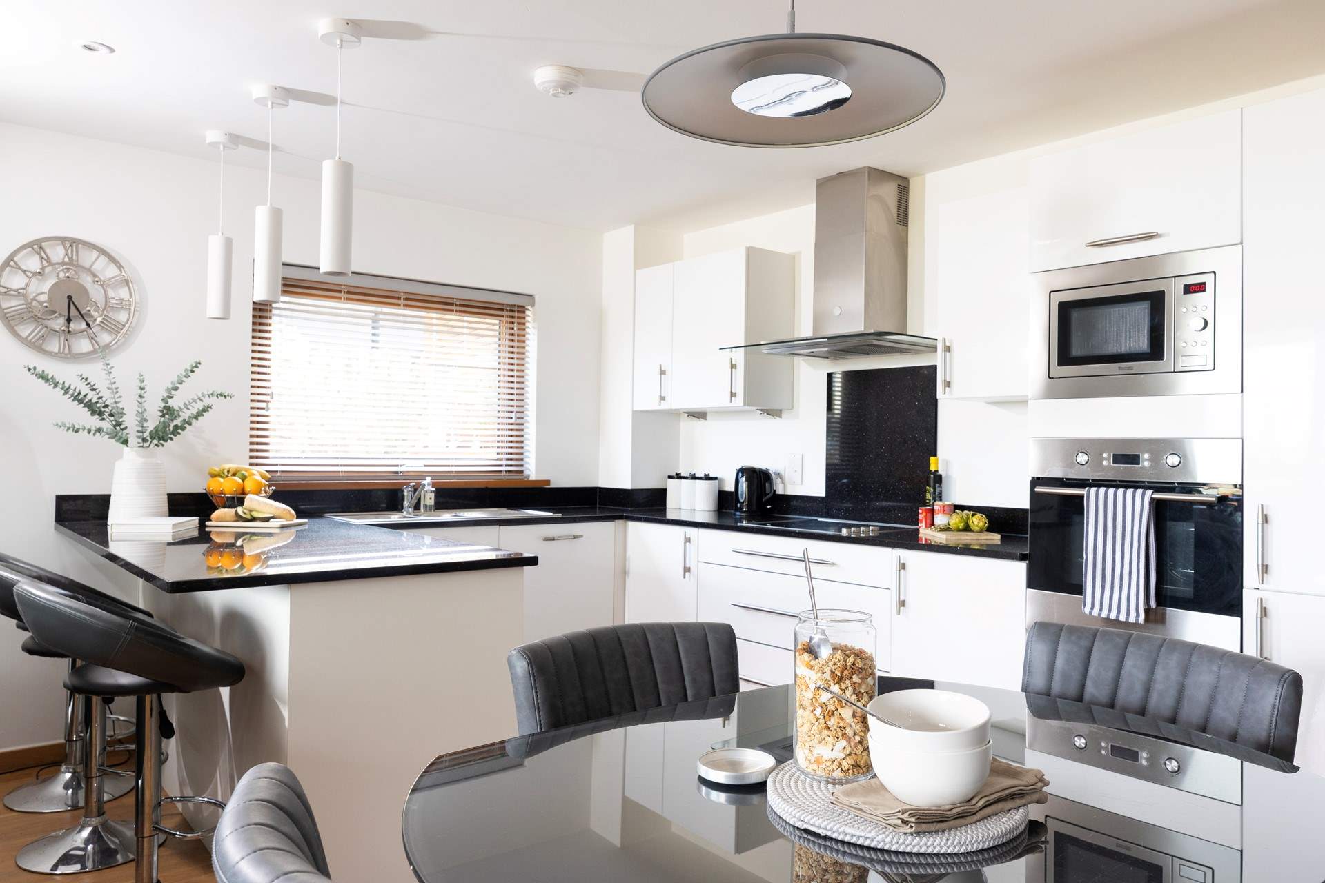 Enjoy slow breakfasts planning the day ahead. 