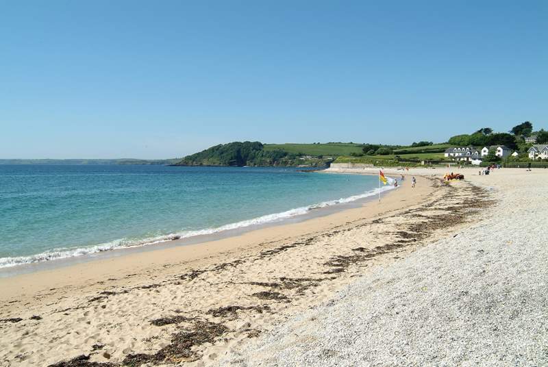 Gyllyngvase beach is less than a mile away, safe and sandy and with lifeguards spring to autumn; the South West Coast Footpath passes right by.