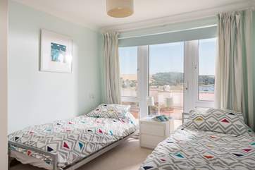 The twin bedroom.