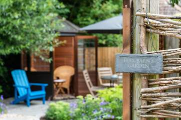 Your private garden waiting to be enjoyed.