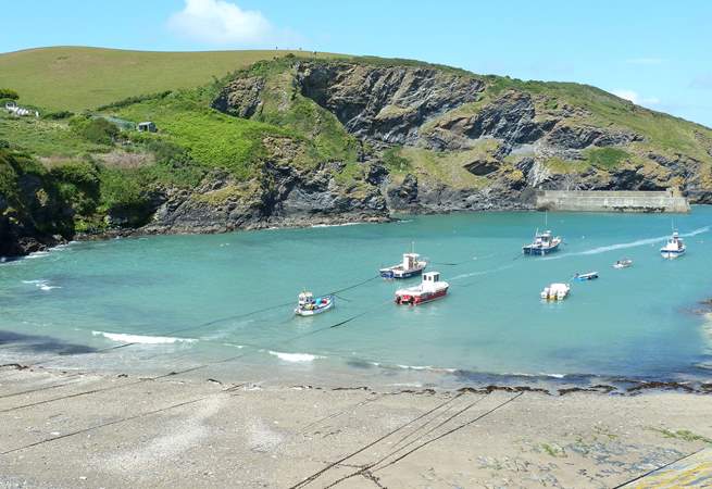 Port Isaac is ideal for swimming and boating.