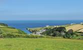 A view down towards Port Gaverne with Silver Spray in the distance. - Thumbnail Image