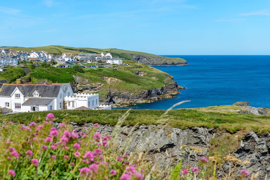 Take in the view across to Port Isaac, which is quite stunning.