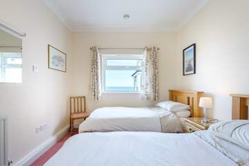 And one of the twin bedrooms.