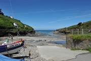 The beach at Port Gaverne.