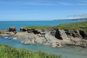 Port Gaverne cove.