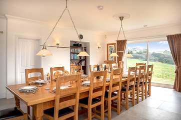 The perfect setting for celebration meals.