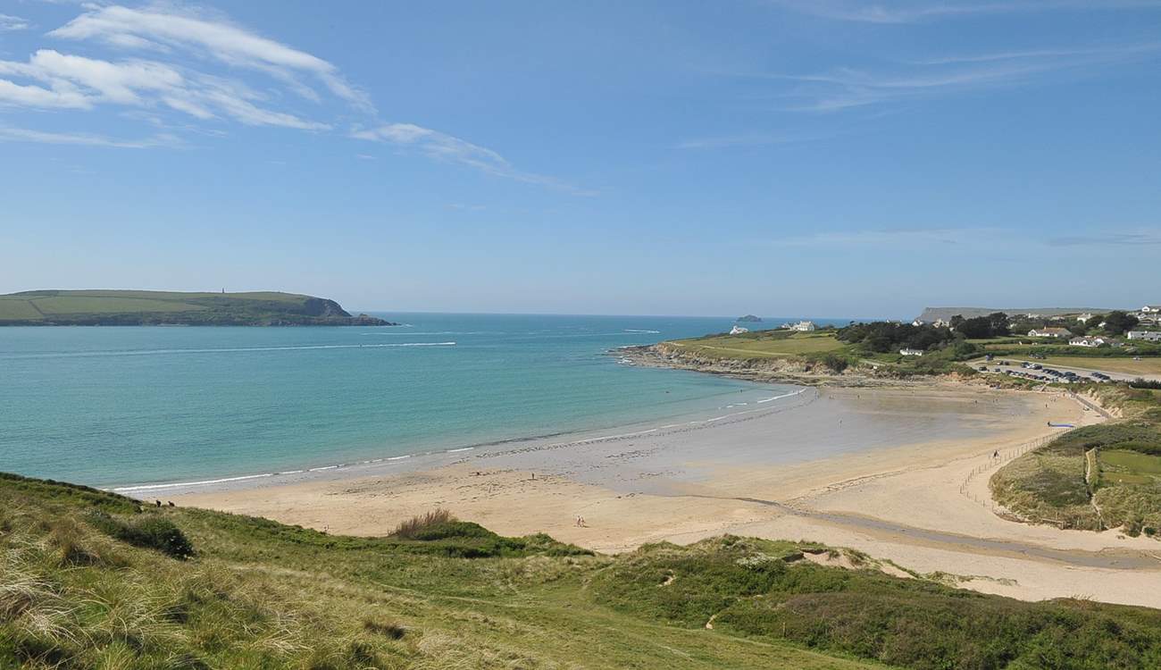 The nearby beach at Daymer Bay is a family favourite.