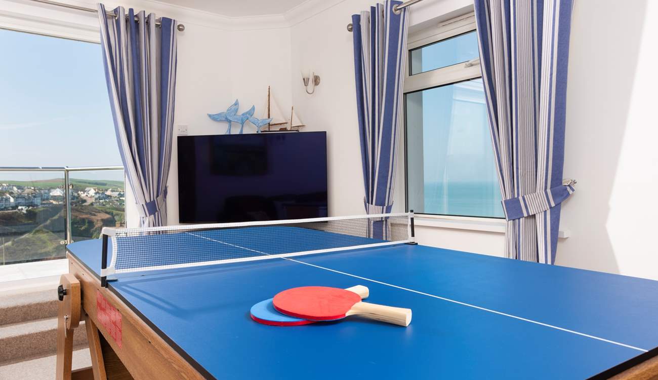 Or maybe Table Tennis is your game. Either way once you have finished playing, the games table can be stored upright so that you can enjoy the room as a Sung again. 