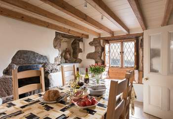 The separate dining-room with plenty of space to dine, play games or complete a jigsaw or two!