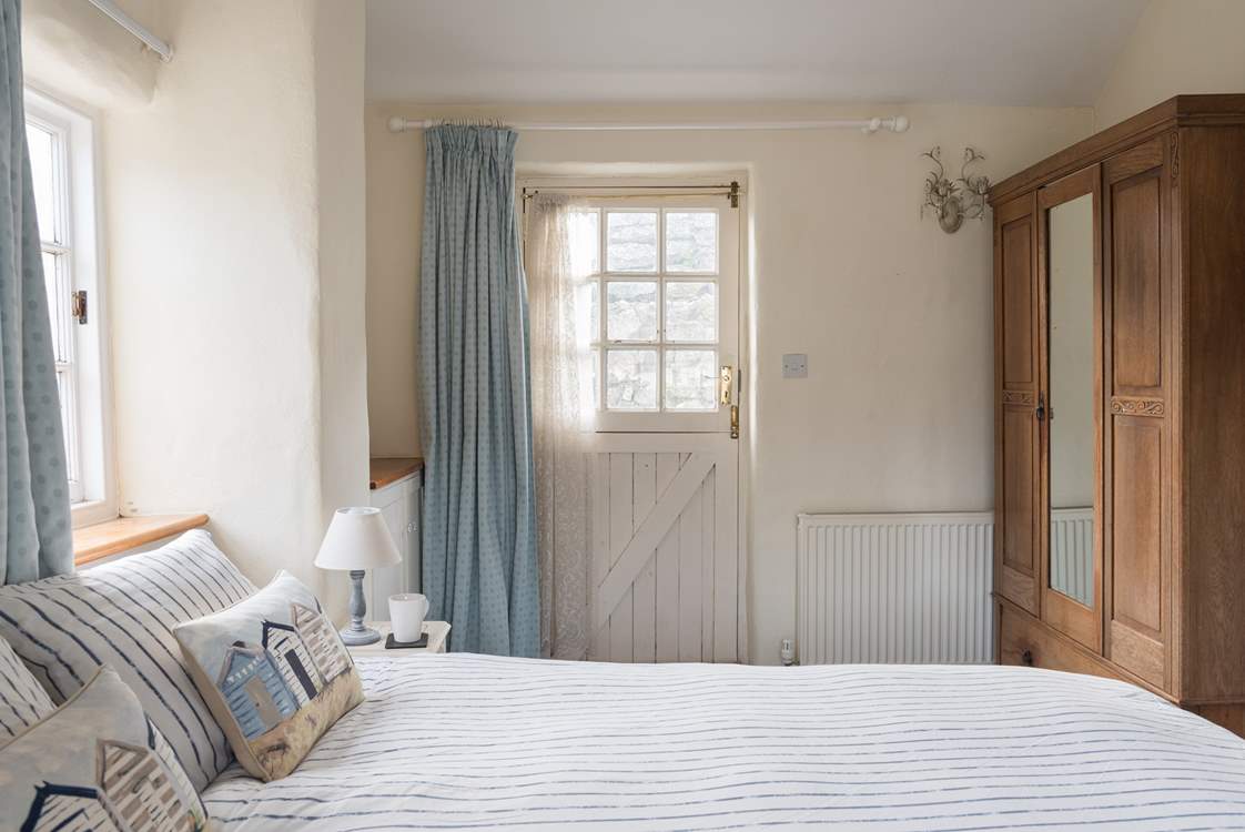 Bedroom 3 also has direct access out to the terraced garden, perfect for sneaking out to watch the sunrise.