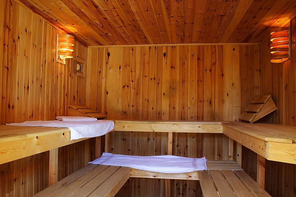 The sauna.