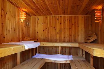 The sauna.