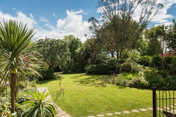 The gardens are beautifully maintained.