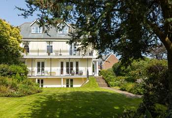 The Garden Apartment is part of the lovely Carnethic House. Which has plenty of outdoor space offering sunny spots.