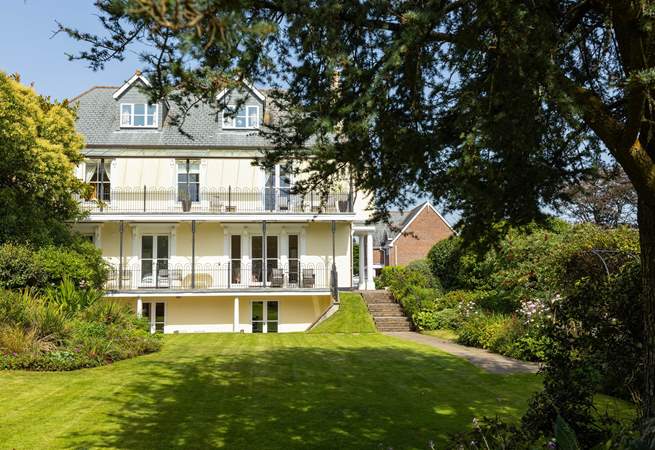 The Garden Apartment is part of the lovely Carnethic House. Which has plenty of outdoor space offering sunny spots.