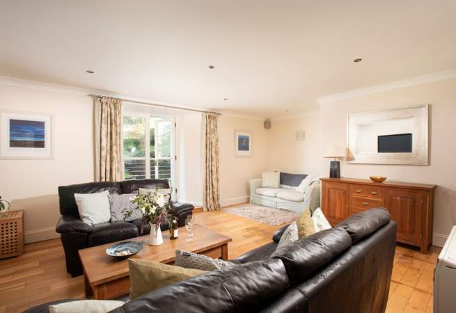 Plenty of seating in the sitting-area.