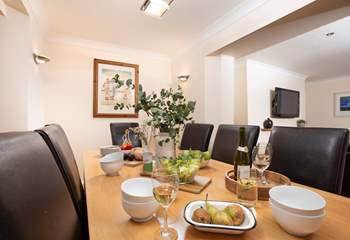 The open plan living area is very sociable.