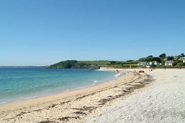 Gyllyngvase beach is about half a mile from Harbour Heights, with a very good beach cafe, making it the perfect destination for a leisurely stroll!