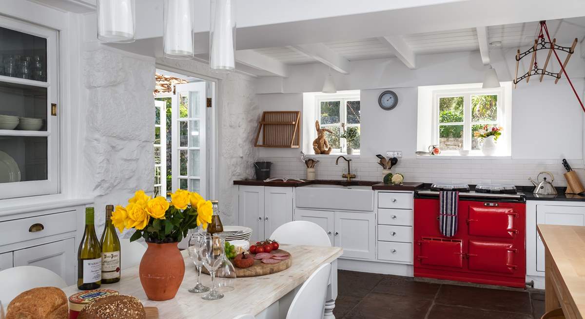 The spacious kitchen-diner.