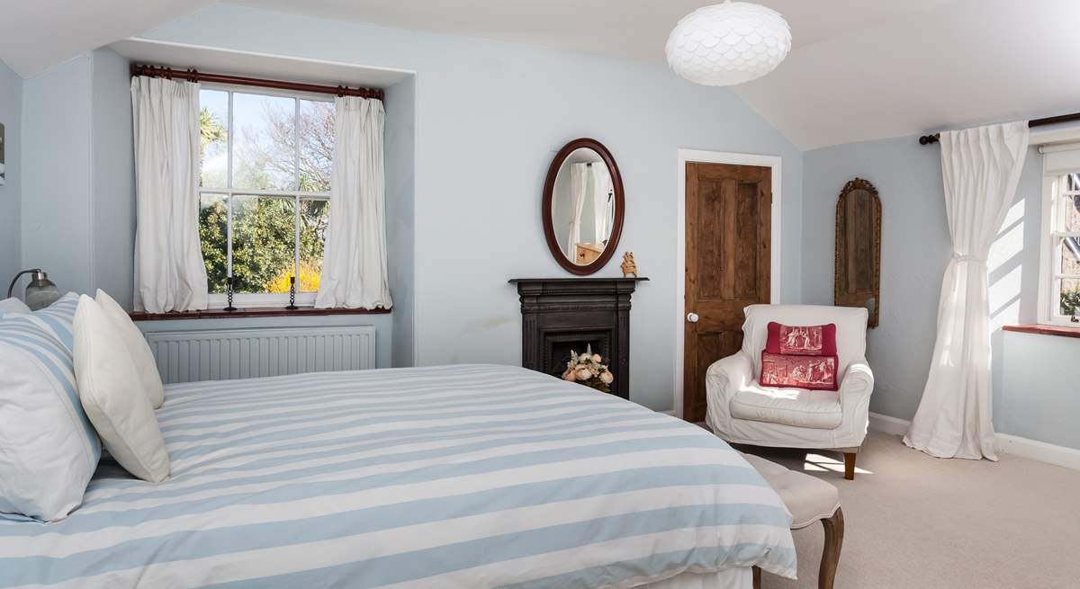 Lovely bedroom 4, choice of double or twin beds with beautiful views.