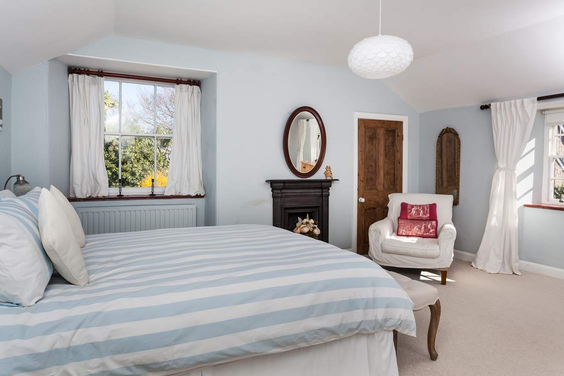 Lovely bedroom 4 with beautiful views.