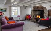 The cosy wood-burner is super special to snuggle up in front of on a cold chilly night. - Thumbnail Image