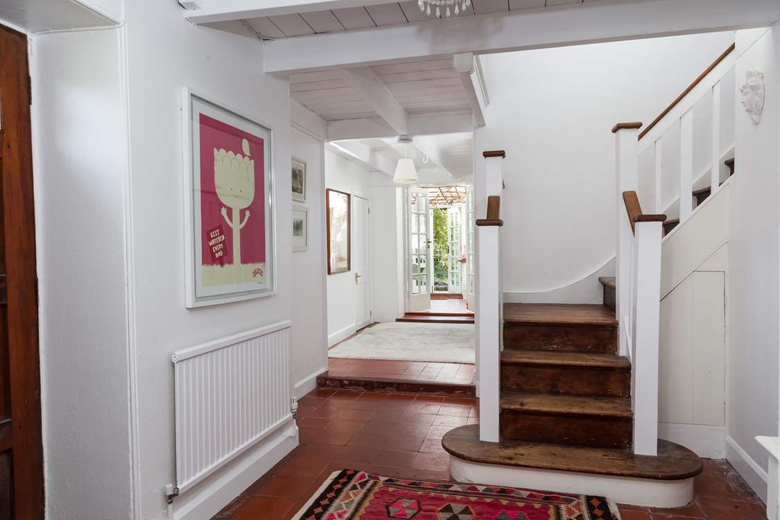 Welcome to The Ship House! Please be aware of the little step here.