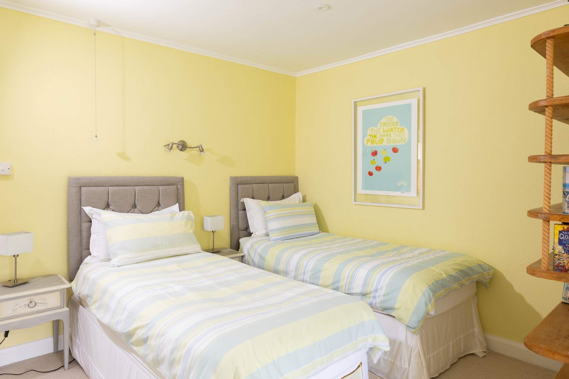The comfy 'zip and link' beds in bedroom 3 can be either a double or a twin.
