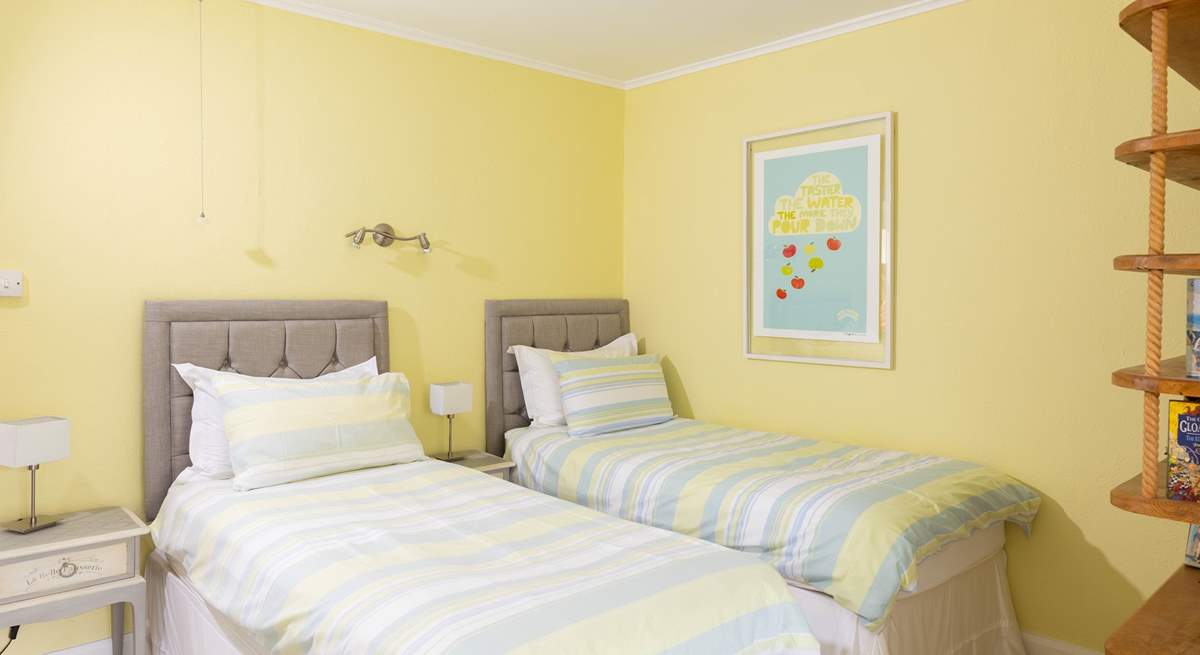 The comfy 'zip and link' beds in bedroom 3 can be either a double or a twin.