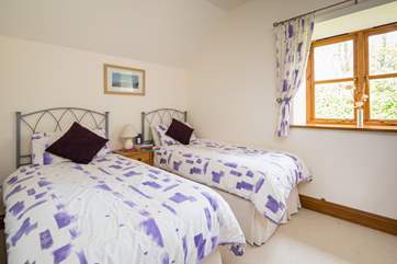 The twin room, bedroom 3, is just as spacious.