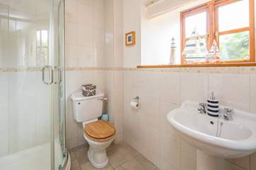 This very useful shower-room is on the ground floor.