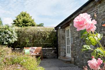 The annexe also has its own patio-area - a lovely place to sit out and enjoy morning coffee or perhaps a good read.