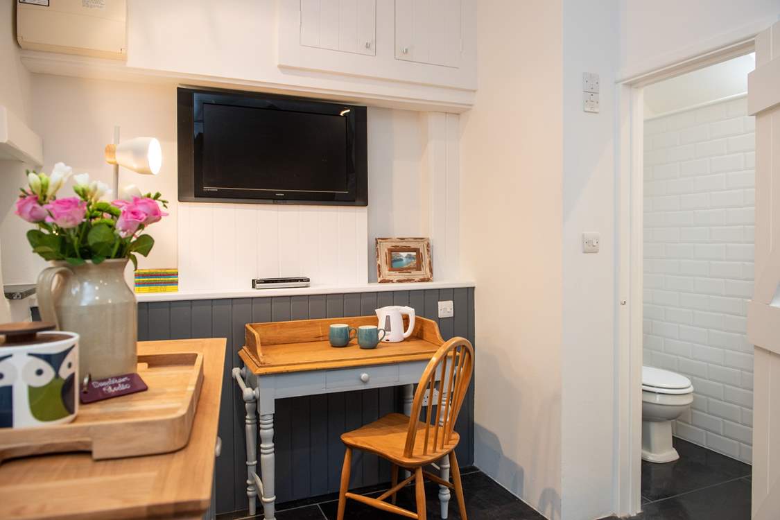 Bedroom 3 also has tea and coffee-making facilities ideal if you want a cuppa first thing in the morning.