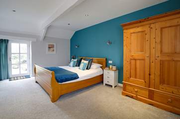 Bedroom 1 has direct access to the garden.