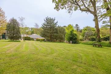 The lovely spacious shared garden.