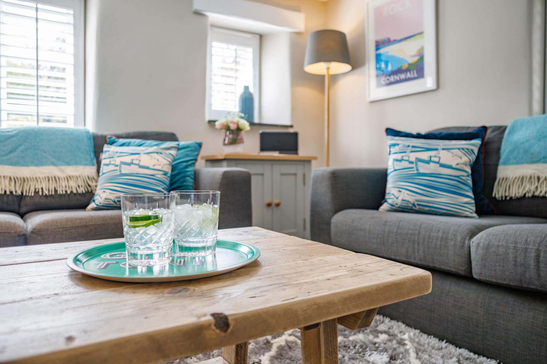 Have a drink and relax.