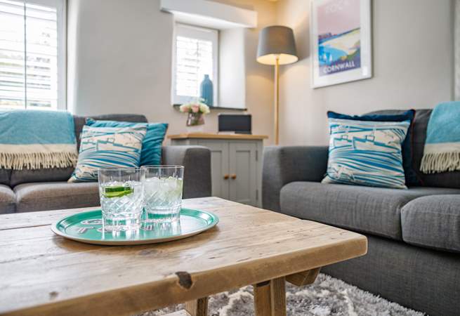 Have a drink and relax.